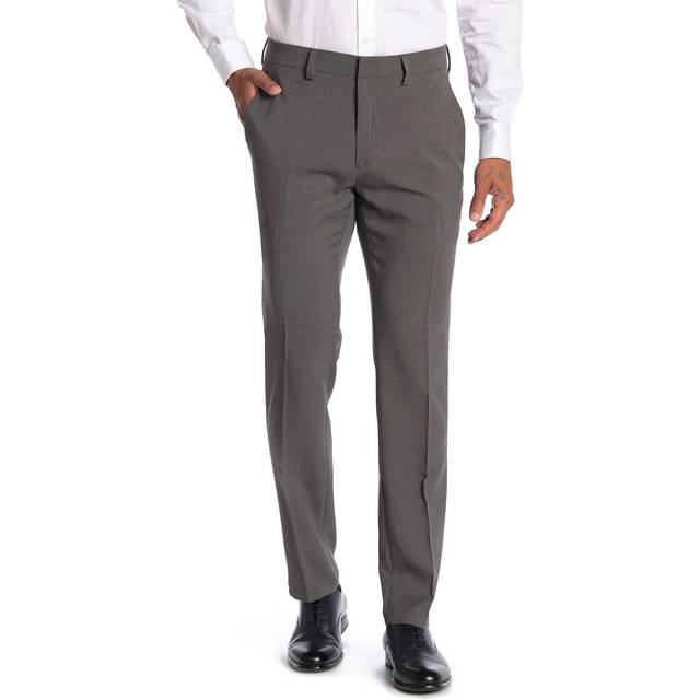 Kenneth Cole Reaction Men's Stretch Weave Slim Fit Dress Pant  Medium