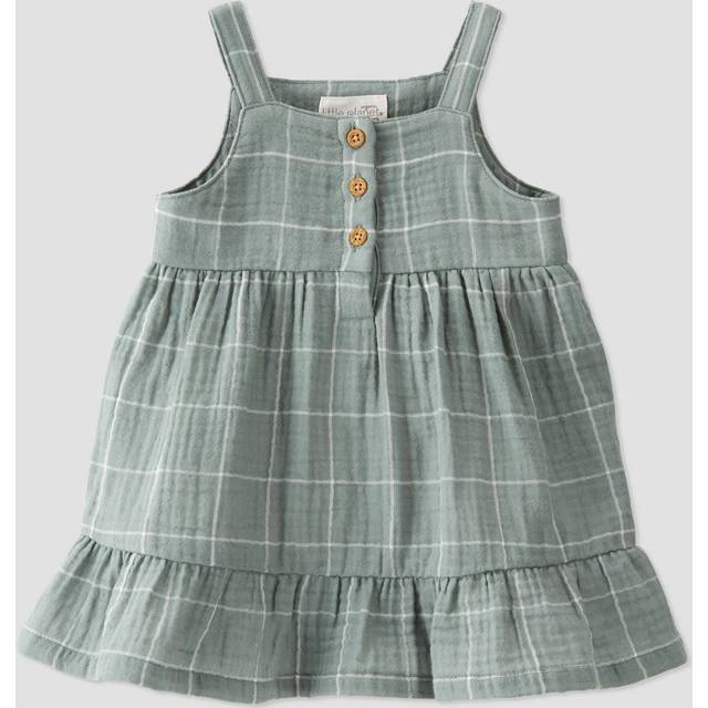 little planet by carter's Baby Girls' Organic Cotton Dress  Spring Mos