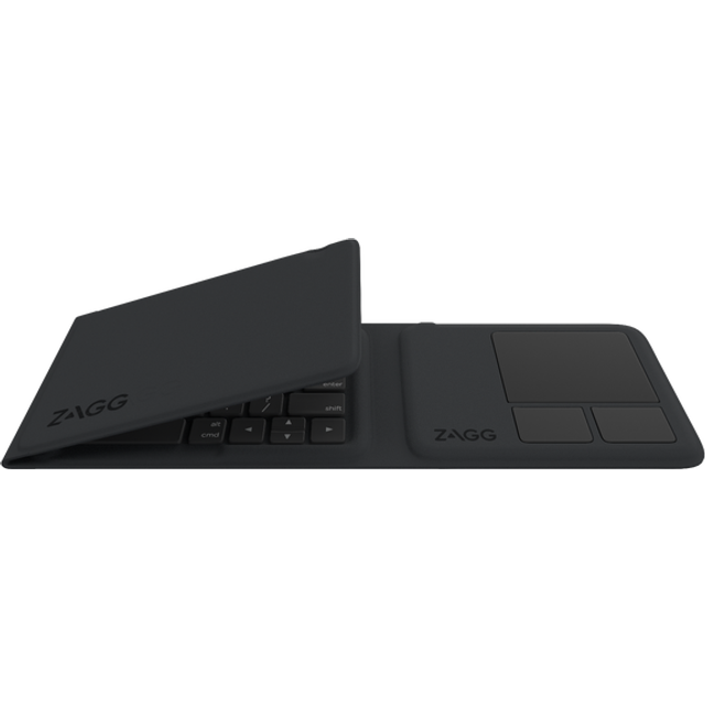 Zagg Tri Fold Wireless Keyboard With Touchpad Black