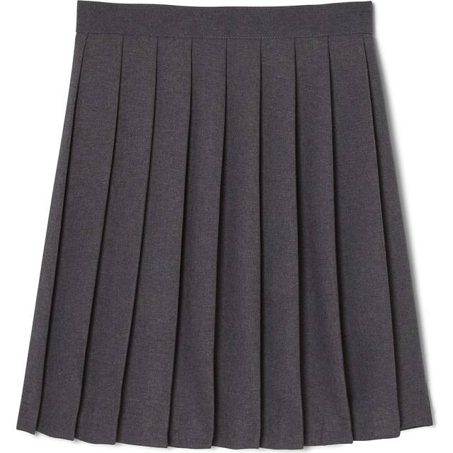 French Toast Girls Pleated Skirt  Heather Gray  14.5  Plus Girls