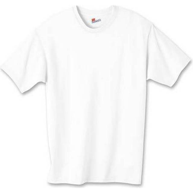 Hanes Authentic Youth Short Sleeve T-Shirt - White  M