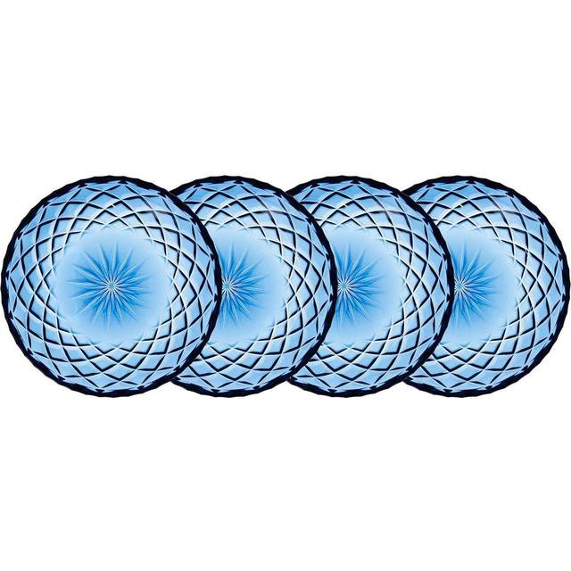 Lyngby Glas Sorrento small plate Ø16 cm 4-pack Smoke