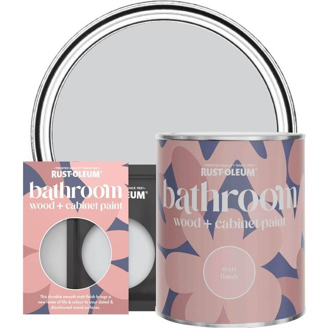 Rust-Oleum Bathroom Wood & Cabinet Paint, Matt Finish - LILAC RHAPSODY - 750ml - Grey