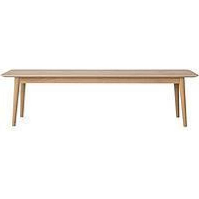 Milano 165cm Light Oak Dining Bench - Brown