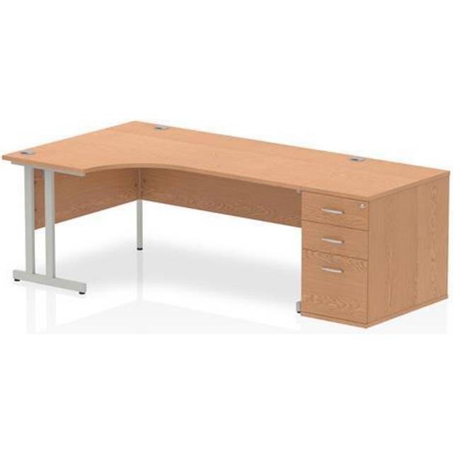 Impulse 1800 Left Hand Cantilever Workstation 800 Pedestal - I000875