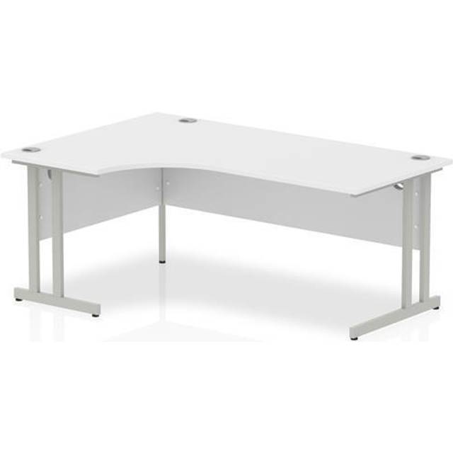 Impulse 1000/600 Rectangle Silver Cable Managed Leg Desk - MI002275