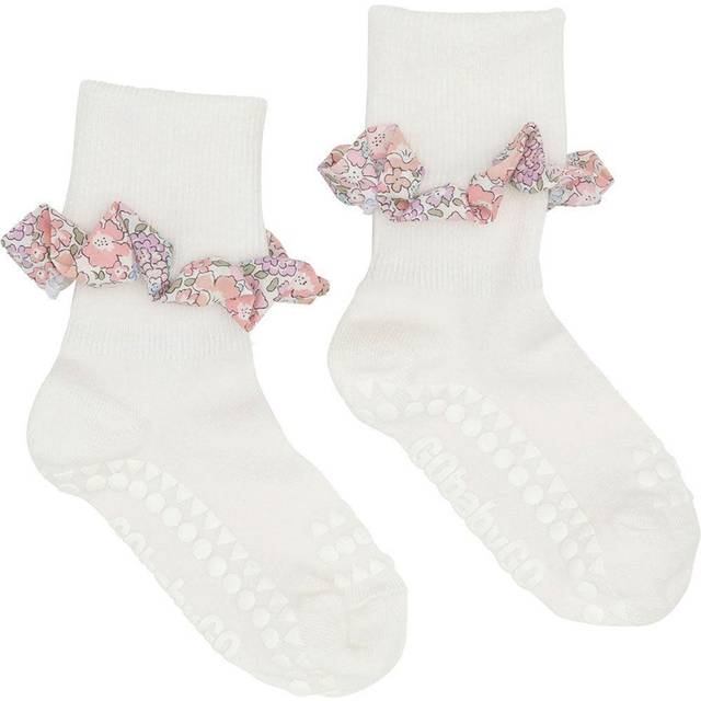 GoBabyGo Nonslip Socks - Bamboo / Liberty Stl. 6-12m (siz fepojkar Strumpor Från Magasin - Off White / Miche (6-12m (siz)