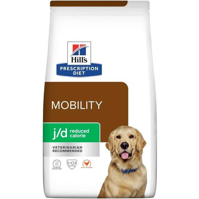 Hill's Prescription Diet J/D Mobility Reduced Calorie hundfoder. Förpackning: 12 kg