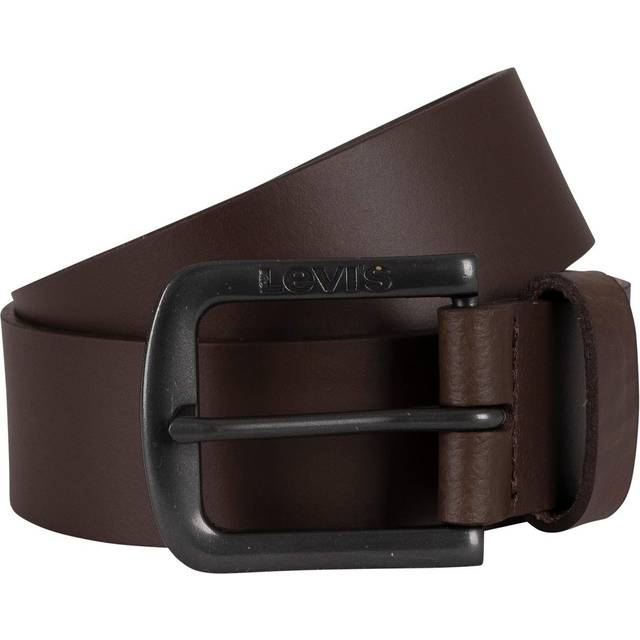 Seine Metal Leather Belt - Brown - 90CM