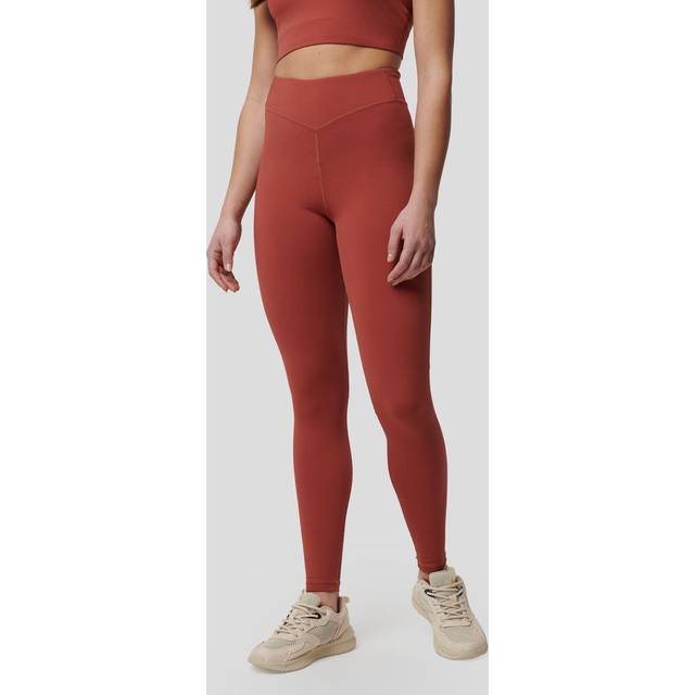 Castore Womens Active Air Leggings - Rust - Size 8 UK