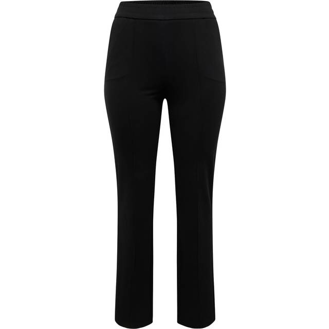 ONLY CARMAKOMA CARGOLDTRASH-Suki Life MW Wide Pant JRS, svart, S