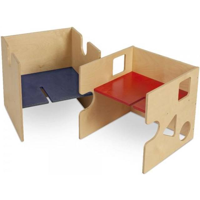 Flexible Table / Stool - Natural finish (38cm H X 38cm L X 38cm D)