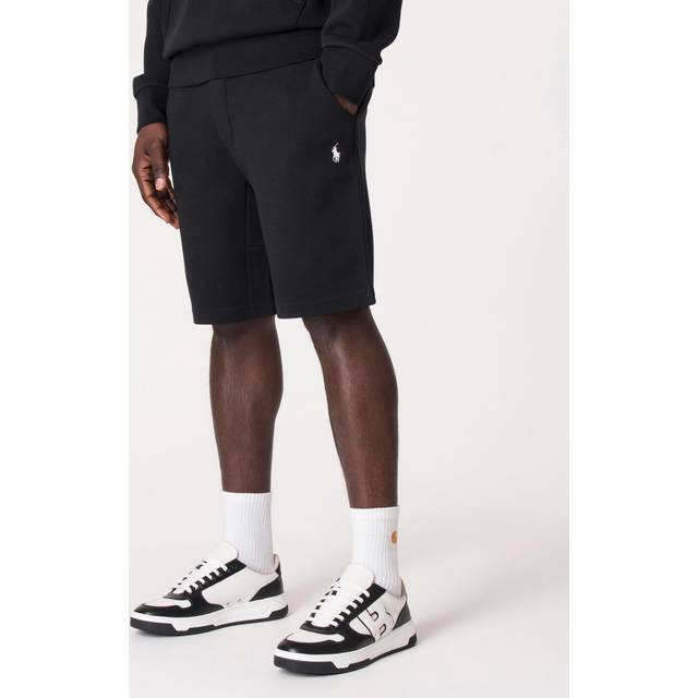 Double Knit Tech Shorts with Logo Embroidery - Black - XL