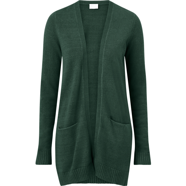 Vila - Cardigan viRil L/S Open Knit - Grön