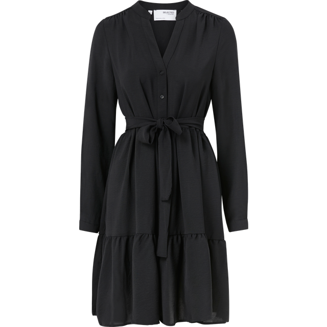 SELECTED FEMME Slfmivia Lshort Dress |Svart |42