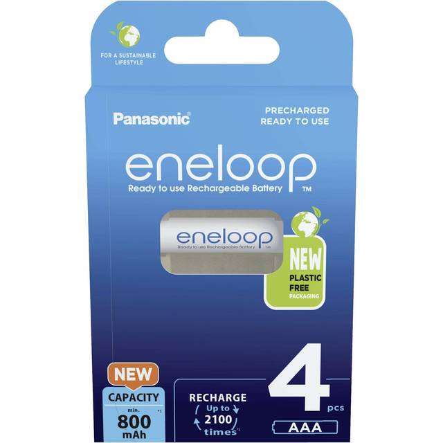 Panasonic eneloop ready to use high performance aaa 800mah - pack of 4