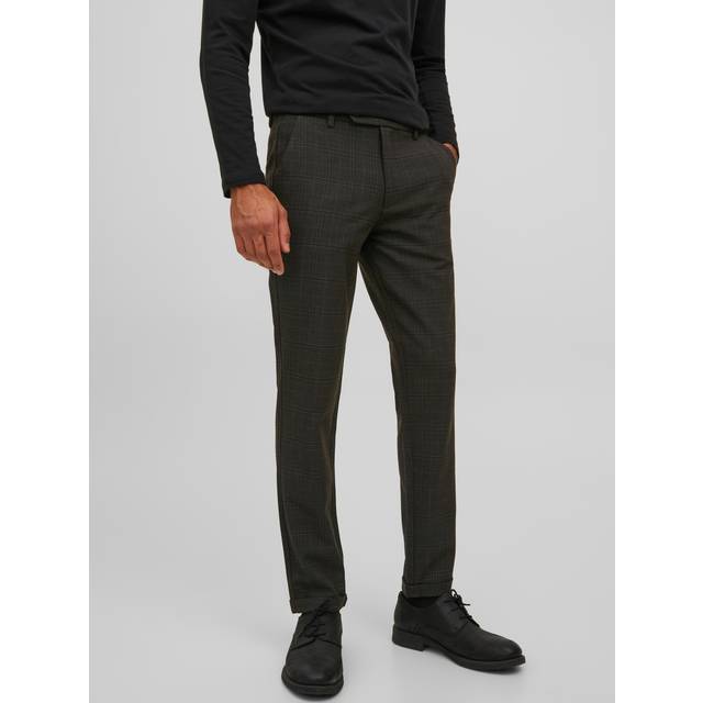 JACK & JONES jpstmarco jconnor akm noos herr Chinos byxor, mulch/detalj: check, 28W / 32L