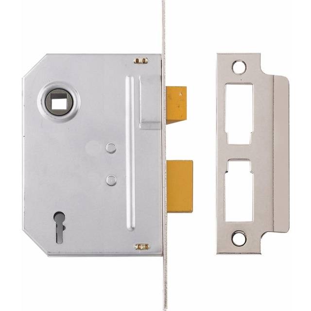 Yale 3 Lever Sashlock 2.5" Polished Brass, Brown