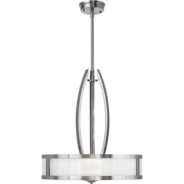 Elstead - Meridian - 3 Light Ceiling Pendant Brushed Nickel, E27