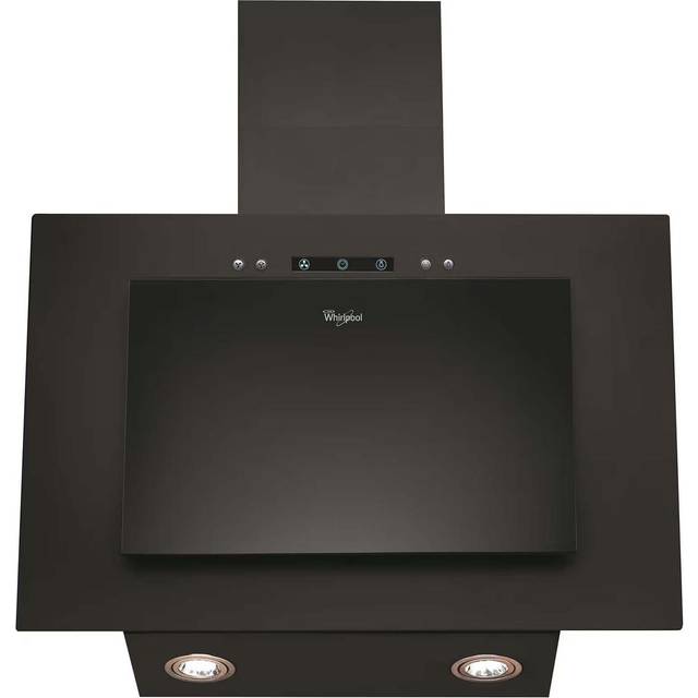 Whirlpool 60cm Black Angled Cooker Hood AKR 036/1 UK G BL