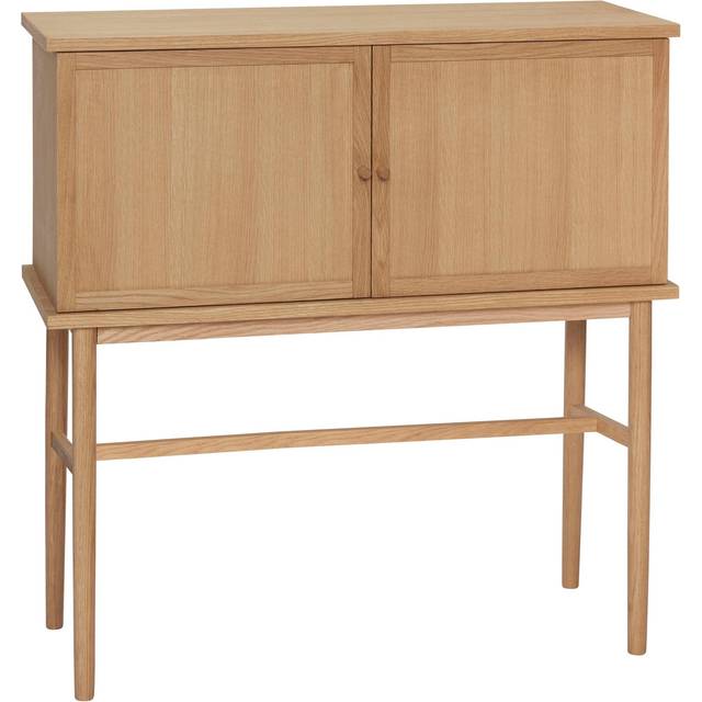 Hübsch - Dash Console Table - Konsolbord - Oak - 90 x 35 x H90 cm