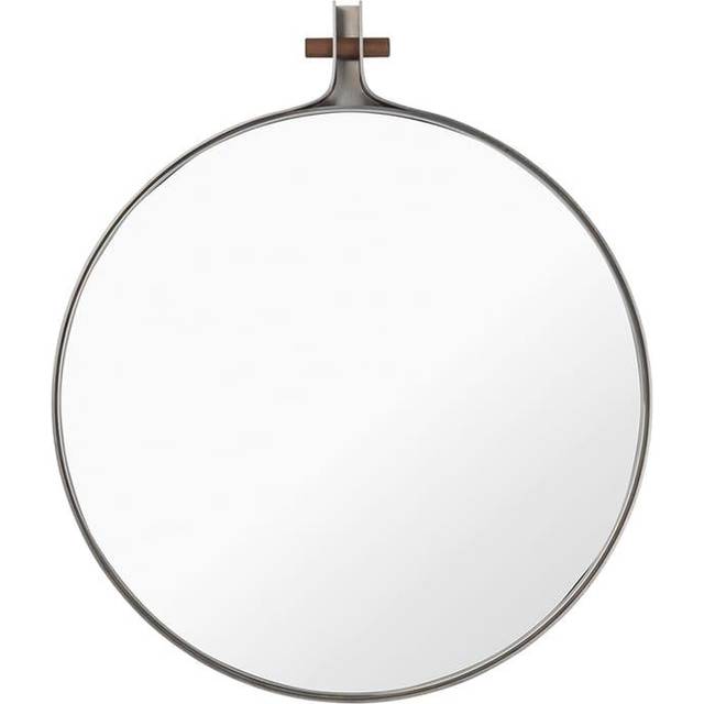 Kristina Dam Studio Dowel mirror Stainless steel Ø35 cm