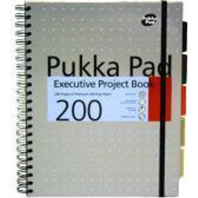 Pukka Pad Executive Ruled Wirebound Project Book A4 (3 Pack) 6970-MET