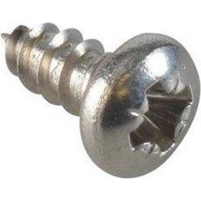 Forgefix FPSTPP144SS Self-Tapping Screw Pozi Pan A2 SS 1/4in x 4 ForgePack 80