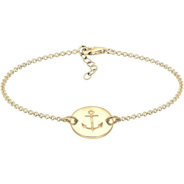 Elli Armband damer ankare plattor maritim 925 sterlingsilver e silver, colore: Guld, cod. 0202942316_17