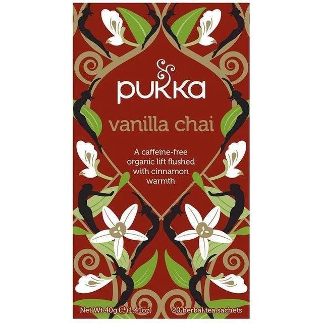 Pukka Teas Organic Vanilla Chai - 20 Teabags x 4 Pack