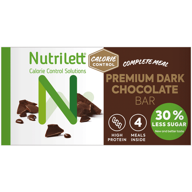 Nutrilett Premium Dark Chocolate Bar 4 st