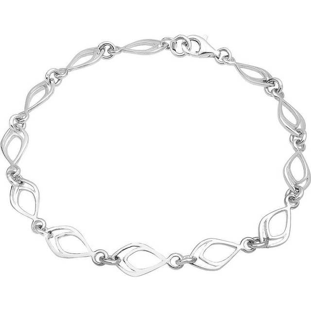 Elli armband dam fjäder boho i 925 sterlingsilver, En storlek, Sterlingsilver