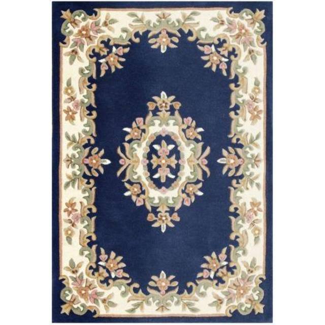 (CREAM BEIGE, 120 x 180 cm ) Traditional Pure Wool Rugs Hall Runner Round Circle Half Moon Mat Small Extra Large Carpet Eco Friendly Handmade