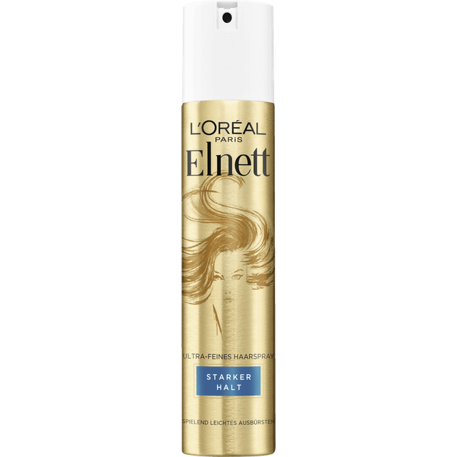L'Oréal Paris Elnett de Luxe hårspray med starkt grepp, lätt borstning, ultra-fin spray med starkt grepp, 250 ml