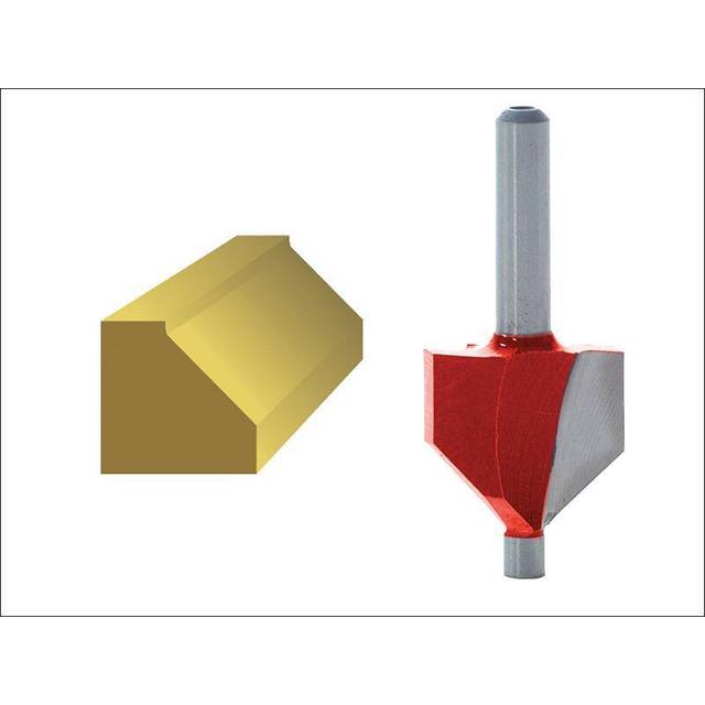 Faithfull 45 Degree Chamfer Router Bit 45 Degrees 10mm 1/4"