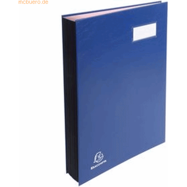 Exacompta Signature Book, A4, 20 Compartments - Blue