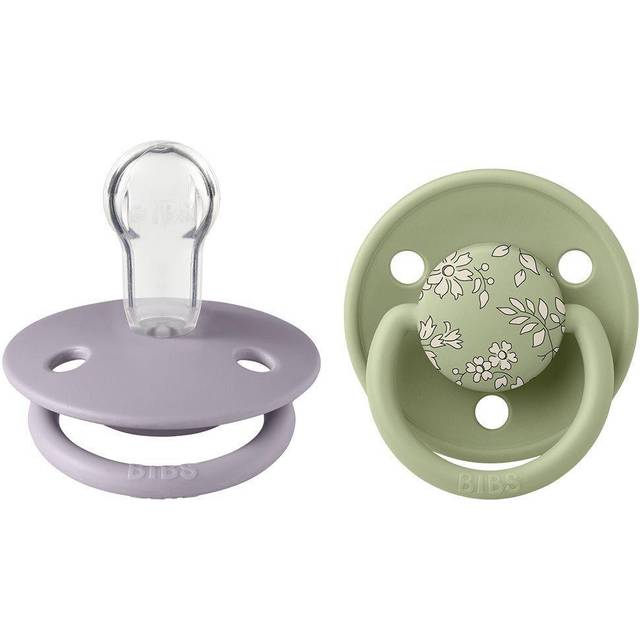 BIBS X Liberty De Lux Capel Silicone Onesize Sage Mix 2 pcs