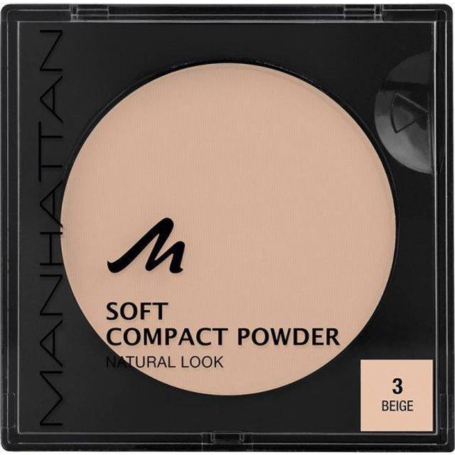 Manhattan Make-up Ansigt Soft Compact Powder No. 3 1 Stk