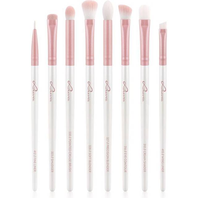 Luvia Cosmetics Brush Brush Set Prime Vegan Candy All Eye Want Wing Liner Cream Shader Eye Contour Pointed Crease Brush Soft Blender Precision Blender Smudger Fine Liner 1 Stk