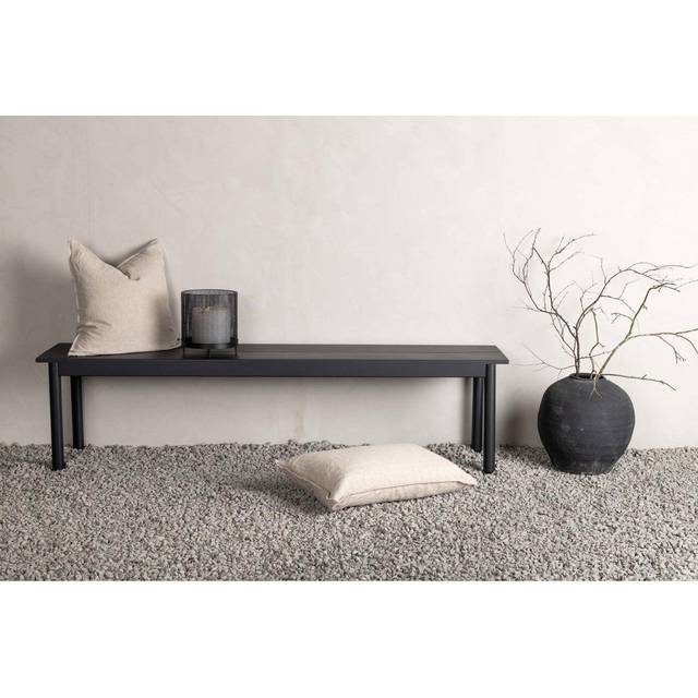 Modena bänk svart 35x180x40