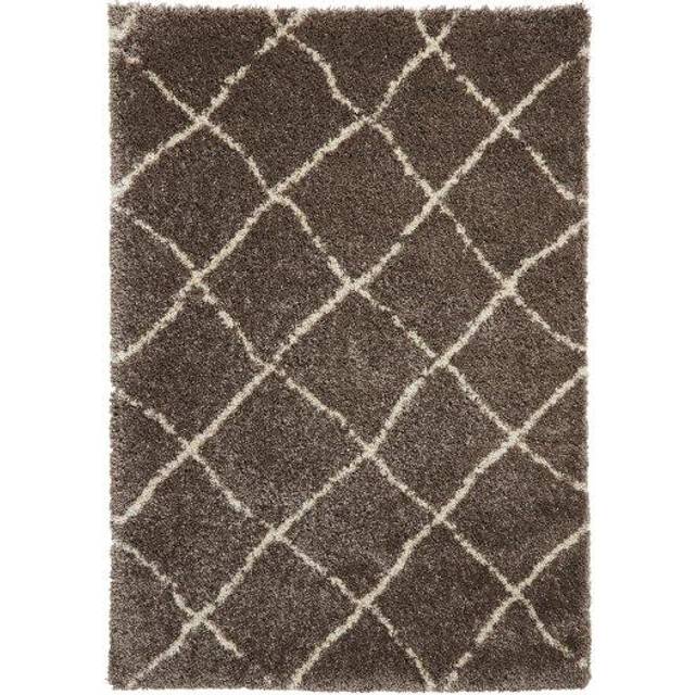 Think Rugs Scandi Berber White/Black Rectangle 160 x 220cm Polypropylene Berber G274, Green