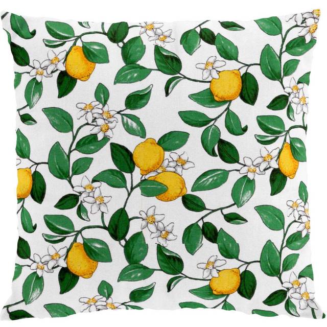 Arvidssons Textil Citronlycka kuddfodral vit - Vit