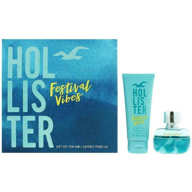 Hollister Festival Vibes For Him Gift Set EDT Body Wash