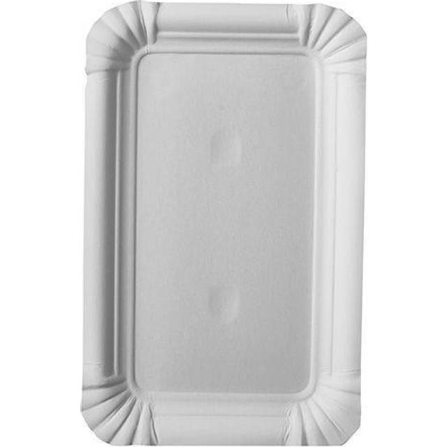 Papstar Paper Plates/disposable Plates White, Square, Pure (pack Of 250), 100%