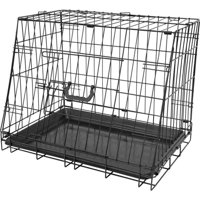 Streetwize 30 Inch Delux Slanted Dog Crate - Medium