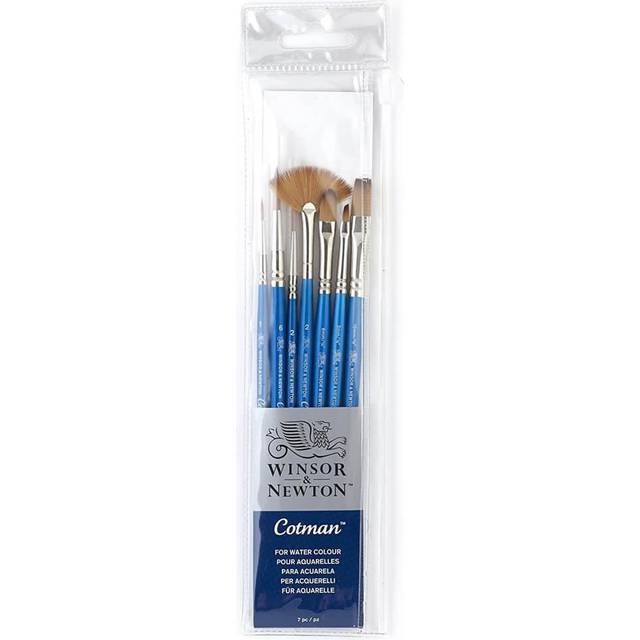 Winsor & Newton Cotman Short Handle 7 Brush Set