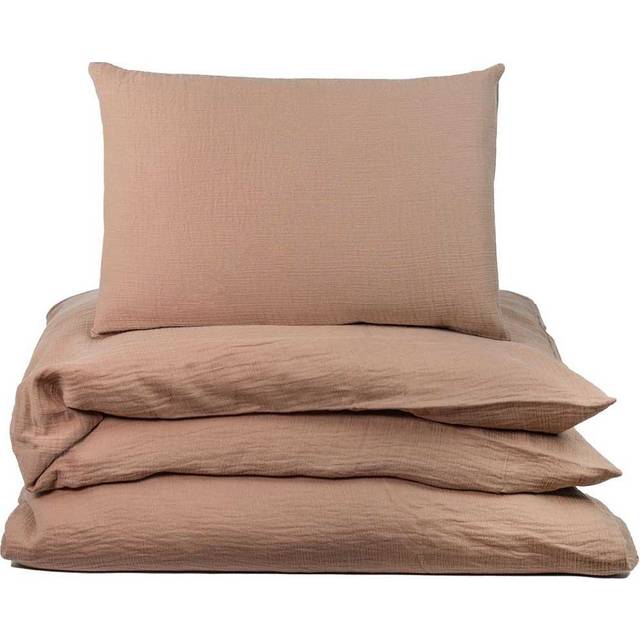 NG Baby Påslakan Vagga Muslin Brown