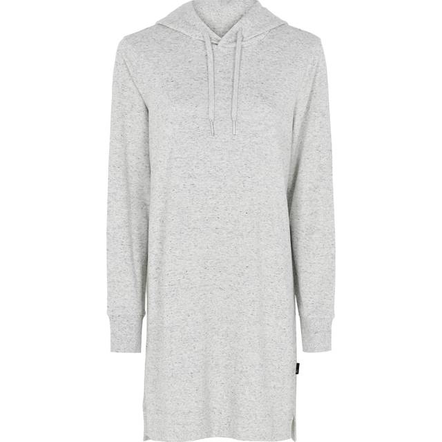 JBS of Denmark FSC-bambus hoodie dress i lysegrå til kvinder