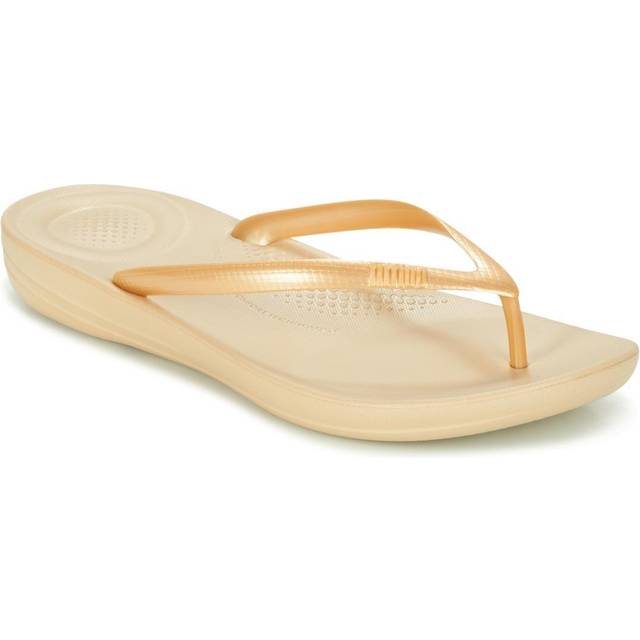 Fitflop womens sandals iqushion casual toe-post slip-on open-back rubber