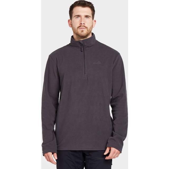 Mens Bracken Half Zip Fleece Grey, Grey - L